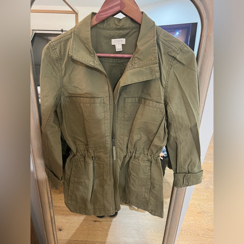JCREW Military Khaki Jacket - Small